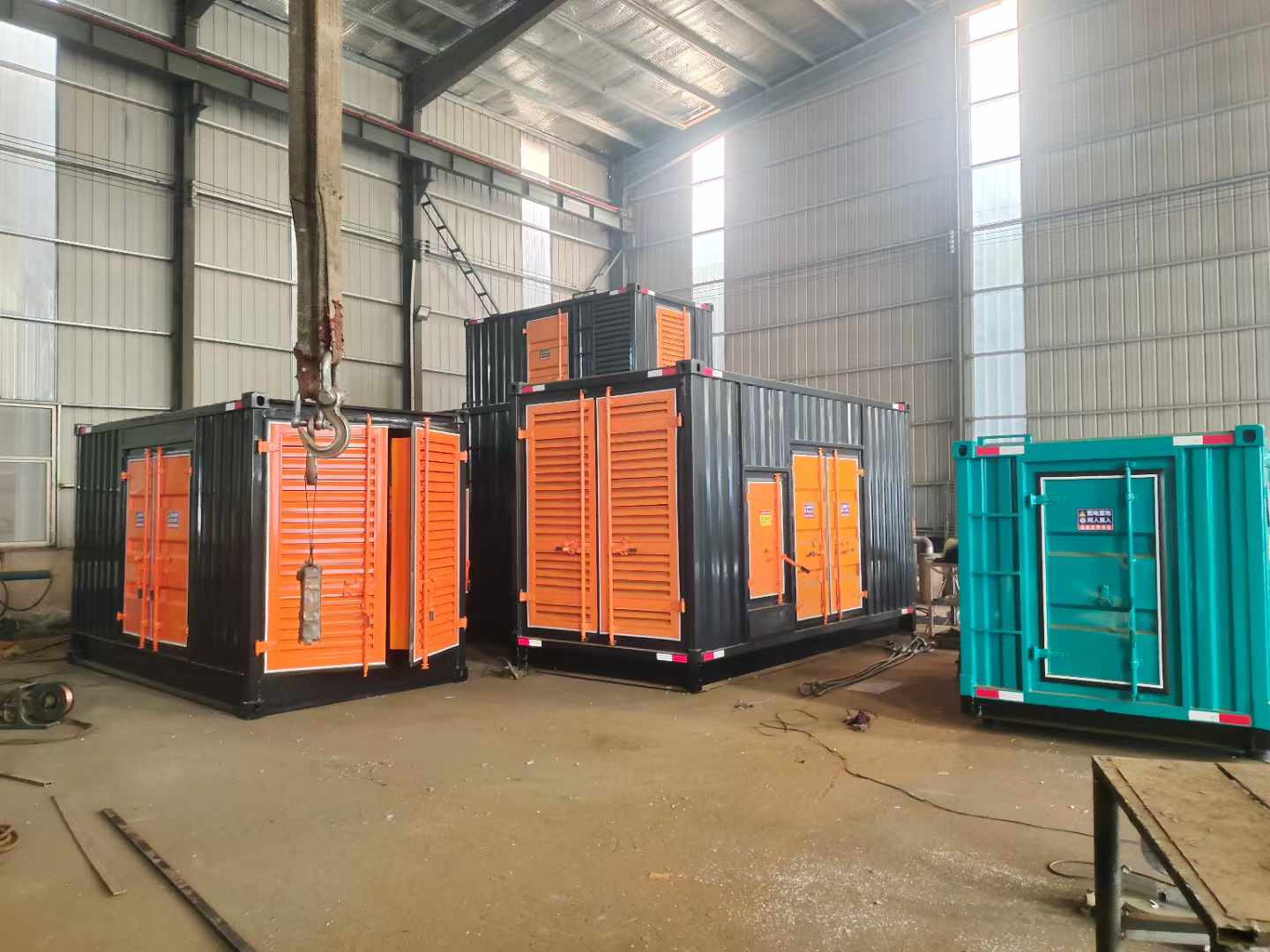 东风500kw柴油发电机组可以带动多少功率设备？